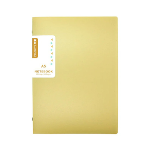 Soft-Color A5 20-Ring Loose-Leaf Notebook &ndash; Brown
