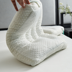 【Betrise】Q bullet neck guard type | Thailand imported natural neck series latex pillow, , large