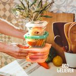 [超尚選] Eco Believer鉑金食品級矽膠保鮮盒 台灣食藥署合格 保鮮盒 折疊保鮮盒 折疊便當盒 微波保鮮盒 矽膠便, , large