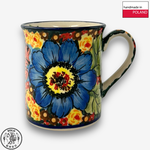 【SOLO Vintage】Cerraf Polish Pottery 280ml Mug Where Flowers Bloom Deeply Series Made in Poland, , large