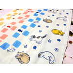 [Kaimei Cotton Industry] 12 in the group, random and excellent, MIT made in Taiwan, cute half-cotton, half-gauze children's towel, pure cotton, soft, comfortable and water-absorbent, , large