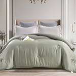 【Betrise】Mint Green-Top 300 Woven Lyocell Fiber Graphene Technology Antibacterial Feather Velvet Warm Winter Quilt (Double 6x7 Feet), , large