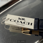 [星晴錶業]COACH手錶,36mm,CH00009黑色錶面玫瑰金錶殼深黑色真皮皮革錶帶款, , large