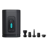 Dual-Pump Wireless Inflator (Electric + Manual) – Black / 1 Pc, , large