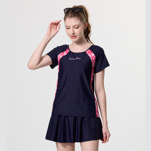 MONINA MIT girls short sleeve Two-Piece Swimsuit -L