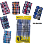 Hang Ten純棉格紋平口褲, 尺寸:M, large