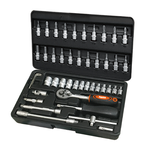 46pcs 1/4" Dr. Bit Socket Set, , large