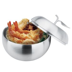 PERFECT 理想牌 極緻316不鏽鋼蘋果型雙層碗16cm附蓋-Leidea樂德兒,  PERFECT 理想牌 極緻316不鏽鋼蘋果型雙層碗16cm附蓋-Leidea樂德兒