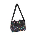 LeSportsac Everyday Sm Satchel 旅行包 日常兩用包/ 漂浮氣球 黑色, , large