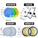 [Ball®專屬配件WildJar] 寬口專用塑膠發芽網蓋純瓶蓋-黃色 Plastic Sprouting Lid for Wide Mouth mason jar 發芽罐 發芽瓶 發芽梅森罐 過篩網片 塑膠網狀發芽蓋, , large