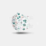 [佑全保健藥妝]易廷x舒芙氧幼幼3D口罩-愛麗絲米米兔＋紫色20片/盒, , large