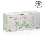 【SOLO Vintage】LCW Home 570ml Cute Chicken And Egg Glass Cup Set of 3 Water Cup Juice Cup Made in Turkey, , large