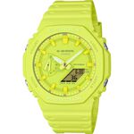 CASIO 卡西歐 G-SHOCK 單色美學 八角 雙顯手錶 GA-2100-9A9, , large