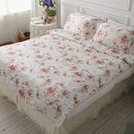 [CINN Far-Infrared] Nano FIR Rose Pink 3-Piece Bedding Set – Autumn/Winter Thickened Double Size｜6 x 7 ft, , large