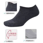 【BVD】男毛巾底船型襪<灰>B293 氣墊 男襪 運動襪, , large