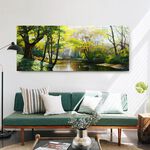 【御畫房】秘境 國家一級畫師手繪油畫60×120cm(VF-30), , large