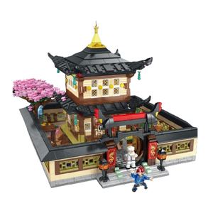 [積木共和國] 【PANLOSBRICK潘洛斯】PA613007 忍者武道館(益智拼裝積木)