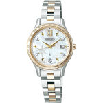 SEIKO 精工 LUKIA 太陽能電波鑽石女錶 SSVV086J/1B35-0AZ0K, , large