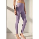 YOGA FLOW Hedy Pants - 簡單俐落長褲 - 堇紫 Wild Lilac, , large
