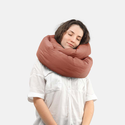 Infinity Pillow 百變頸枕(紅陶棕)