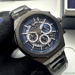[星晴錶業]MASERATI手錶,46mm,R8873642012寶藍機械鏤空錶面黑錶殼深黑色精鋼錶帶款, , large