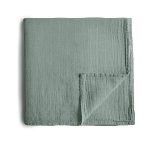 Mushie Swaddle - Roman Green