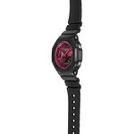 CASIO 卡西歐 G-SHOCK 八角 勃根地酒紅系列 雙顯手錶 GMA-S2100RB-1A, , large