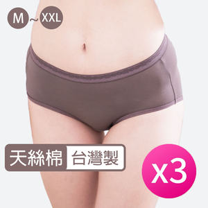 [SHIANEY]Taiwan-Made Plus-Size Tencel Cotton Mid-Rise Women's Panties / M