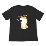 JZ TEE Cat & Shiba Inu - Feeding Fish Graphic Tee, , large