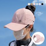 【A&R】夏季輕巧空頂棒球帽 UPF50+可紮馬尾款 - 紫, , large