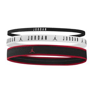 NIKE JORDAN ELASTIC 混搭式髮帶 彈性髮帶 瑜珈 籃球 慢跑 髮帶 3入 J1007583【樂買網】