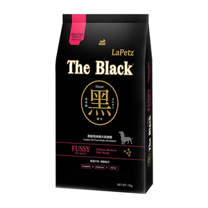 【LaPetz 樂倍】The Black黑酵母無穀犬糧5kg-挑嘴犬配方