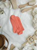 【伸展台】《RUNWAY SOCKS》日系/韓系 糖果襪 22色 雙針筒隱形船襪-『粉橘』 數量有限 售完為止, , large