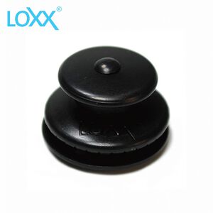 LOXX E-XL-CHROME BLK 安全背帶扣 鍍鉻消光黑 (厚背帶款)【敦煌樂器】