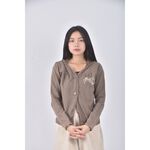 (S) ming ming質感連帽棕色外套二手衣, , large