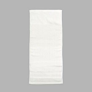 簡單工房編織紋毛巾<白色>