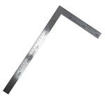 Stainless steel woodworking square 300*150mm (1.2mm thick) - double-sided metric, , large