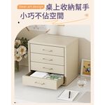 【AOTTO】北歐風鐵藝質感桌上四層收納櫃-香芋紫(TA-704PU), , large