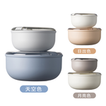 【OMADA】 Pull Box義大利易拉保鮮盒 圓型/兩件式/0.75+1.8 (三色可選)-天空色, , large