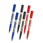 【龍品文創】飛龍PENTEL NS75 細字油性筆-藍黑紅各2支, , large