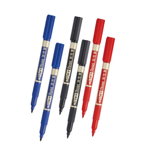 【龍品文創】飛龍PENTEL NS75 細字油性筆-藍黑紅各2支