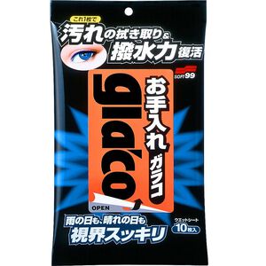 [力守貿易]日本SOFT 99 去污雨敵濕紙巾型