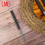 【LMG】黑合金316不銹鋼筷5雙組, , large