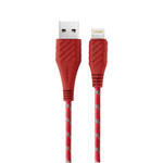 [亞瑟3C] ENERGEA Lightning to USB-A NyloXtreme 編織耐彎折快速充電線  1.5M-紅色, , large