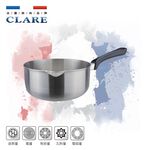 CLARE 可蕾爾 白金鋼316不鏽鋼雪平鍋料理鍋泡麵鍋單把鍋湯鍋 18cm無蓋-Leidea樂德兒, , large