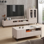 【唯熙傢俱】馬修斯橡木白6尺電視櫃, , large