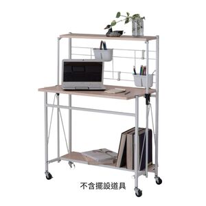 One-touch foldable desk