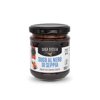 義大利CASA SICILIA茄汁墨魚麵醬