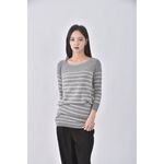 (S) uniqlo質感羊毛純羊毛灰色長袖上衣二手衣, , large
