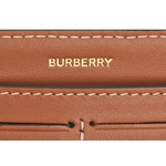 BURBERRY Vintage 格紋皮革ㄇ形拉鍊皮夾/米色/樺木棕色, , large
